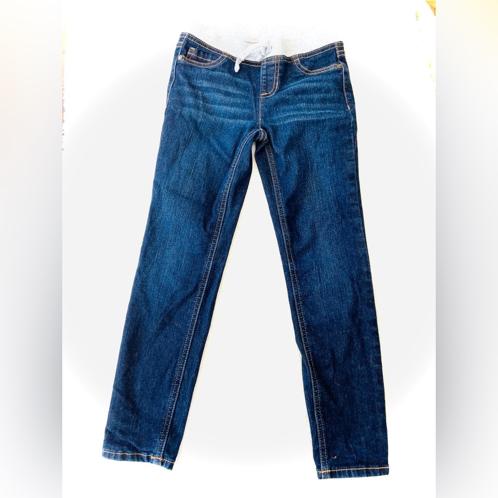 WonderNation Jeggings, size 7-8 girls. Straight leg, elastic waste for comfort!